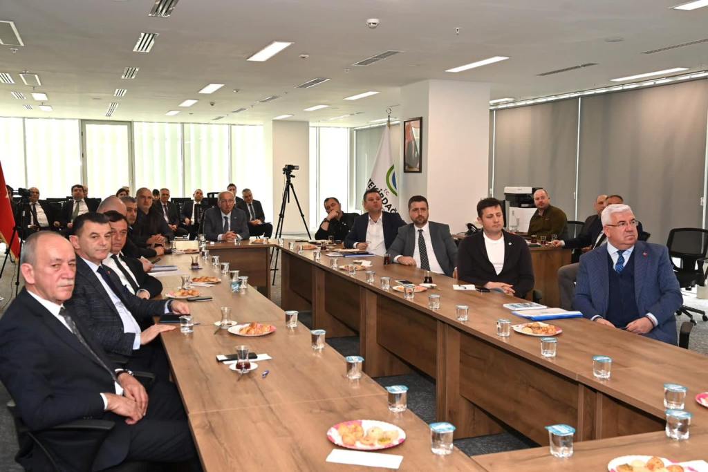 Belediye Başkanları Bir Araya Geldi, Gündem DEPREM ! Tekirdağ Büyükşehir Belediyesi, Tekirdağ’ın deprem kuşağında yer alması gerçeğinden hareketle