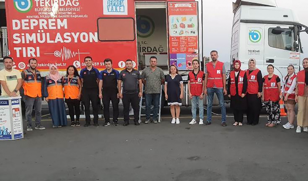 Tekirdağ’ın deprem bölgesinde yer aldığı gerçeğinden hareketle depreme hazırlık çalışmalarını