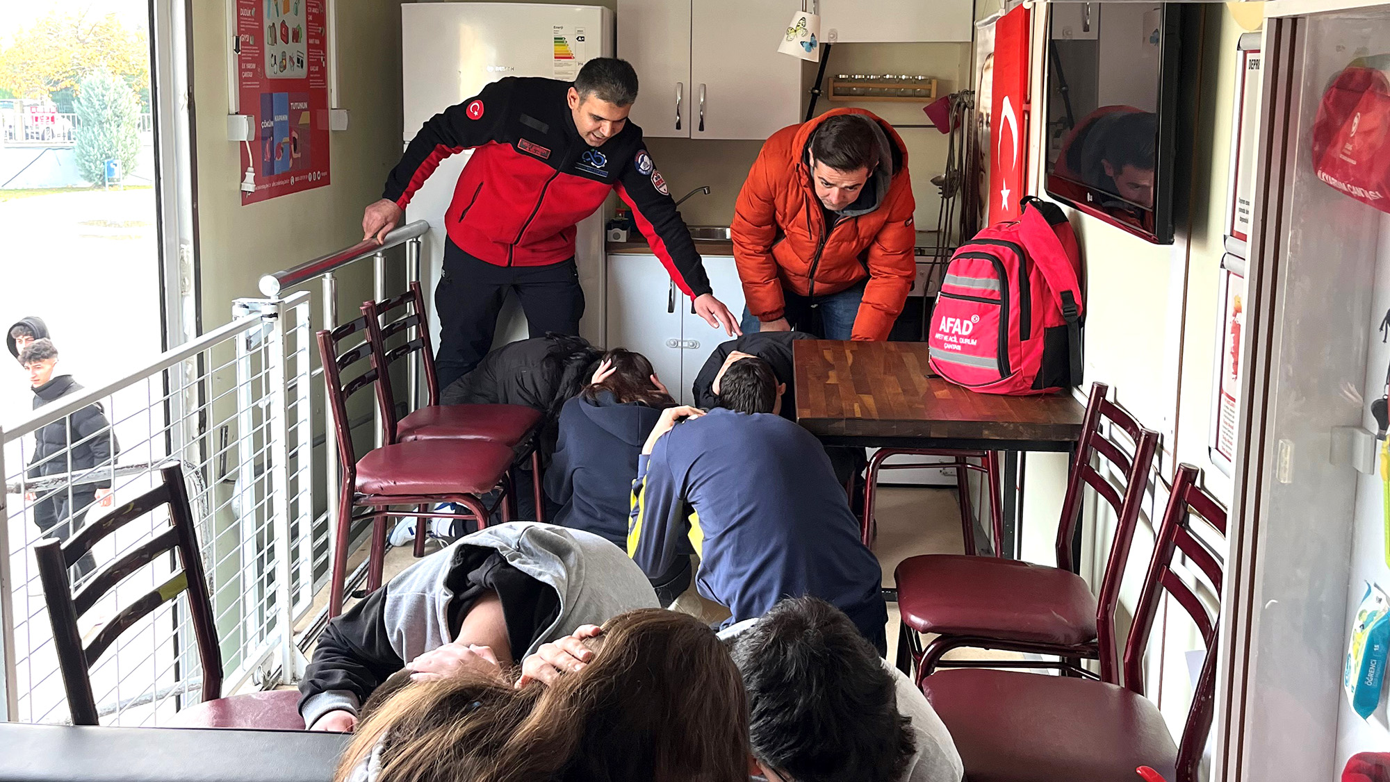 Çorlu Belediyesi Afet İşleri Müdürlüğü ekipleri tarafından afet bilincinin artmasına