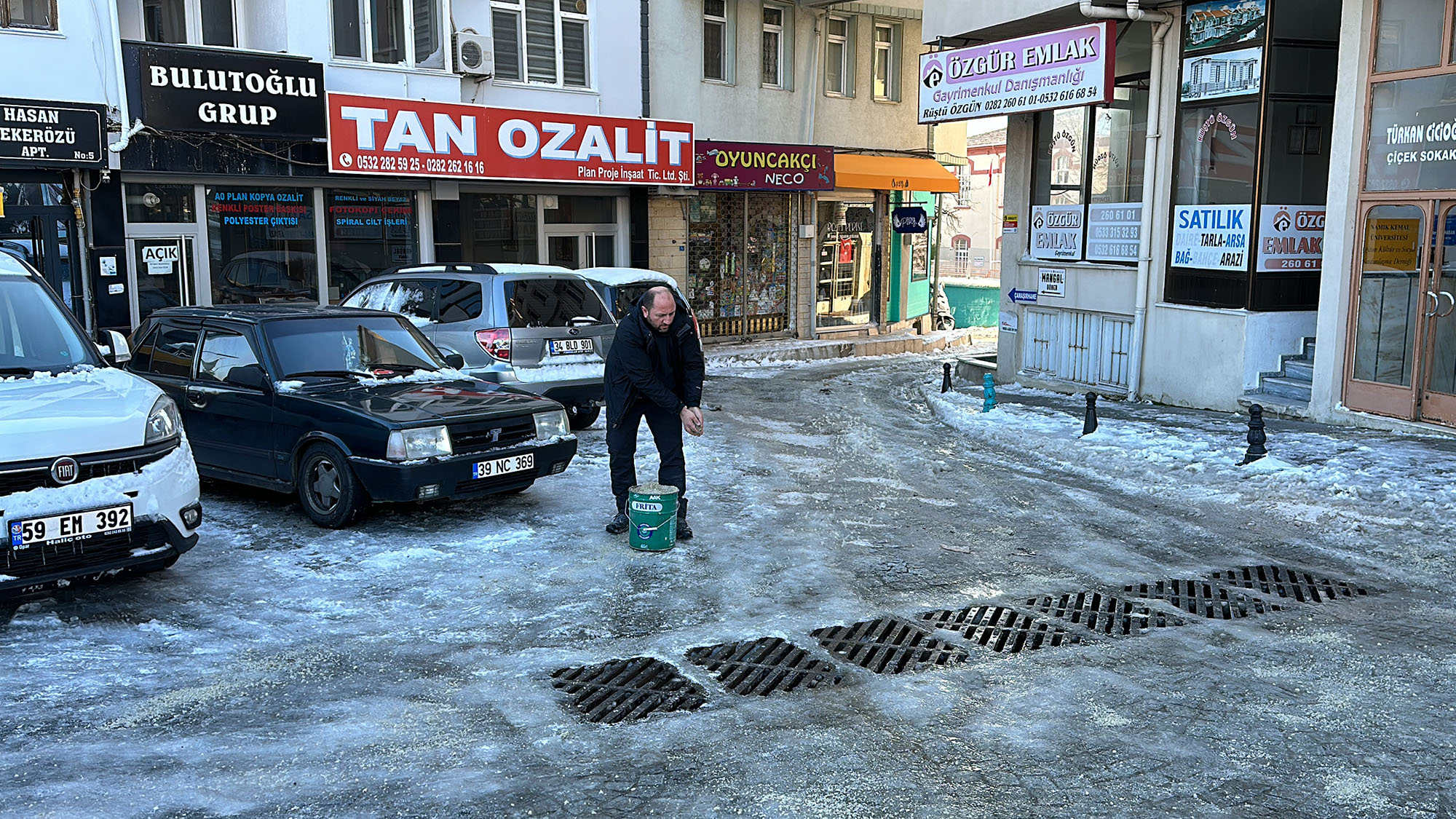 Tekirdağ’da kar yağışı yerini soğuk havalara bıraktı, 2 gün önce