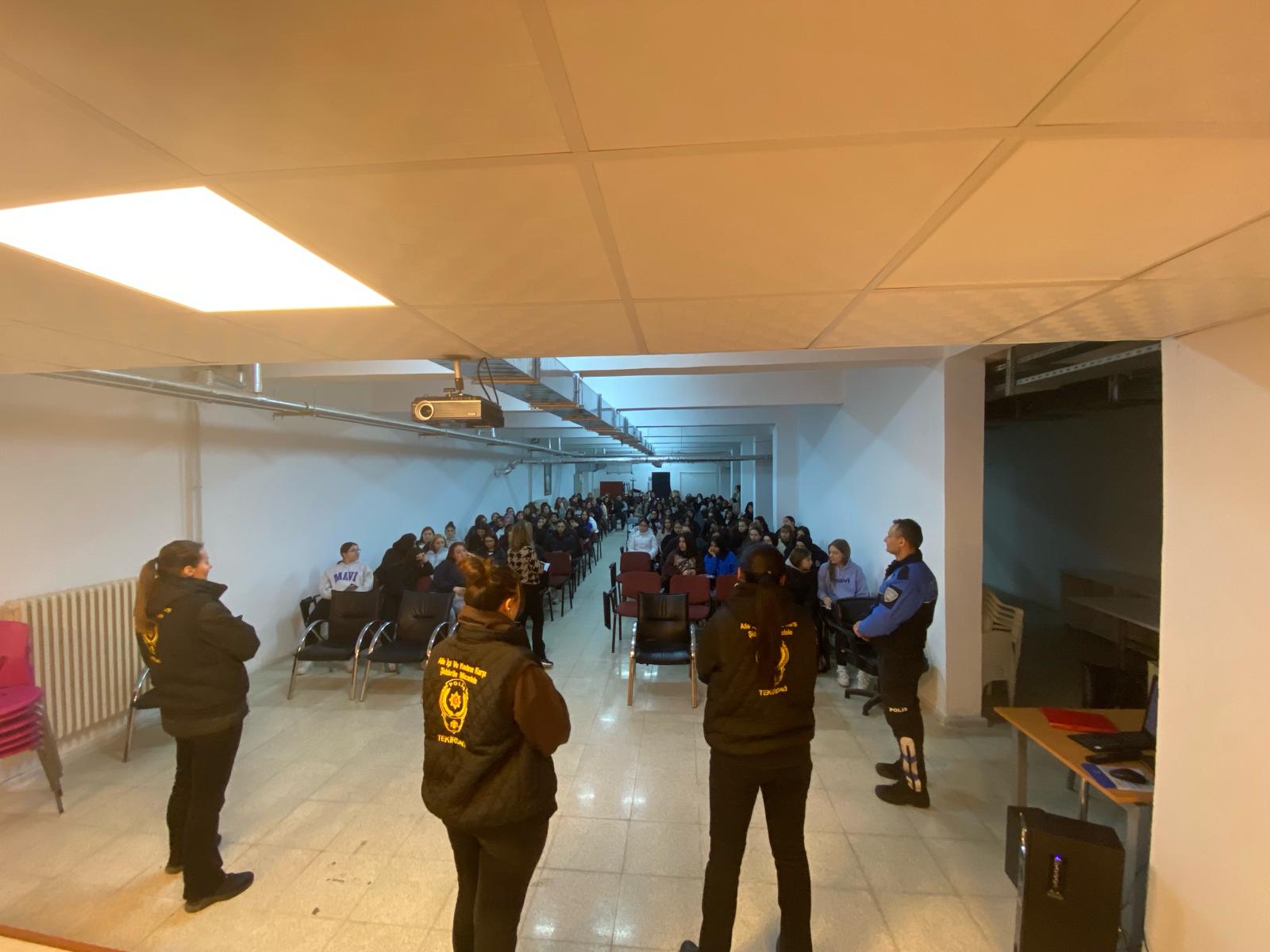 Tekirdağ İl Emniyet Müdürlüğü, Aile içi ve kadına şiddet bilgilendirmelerine