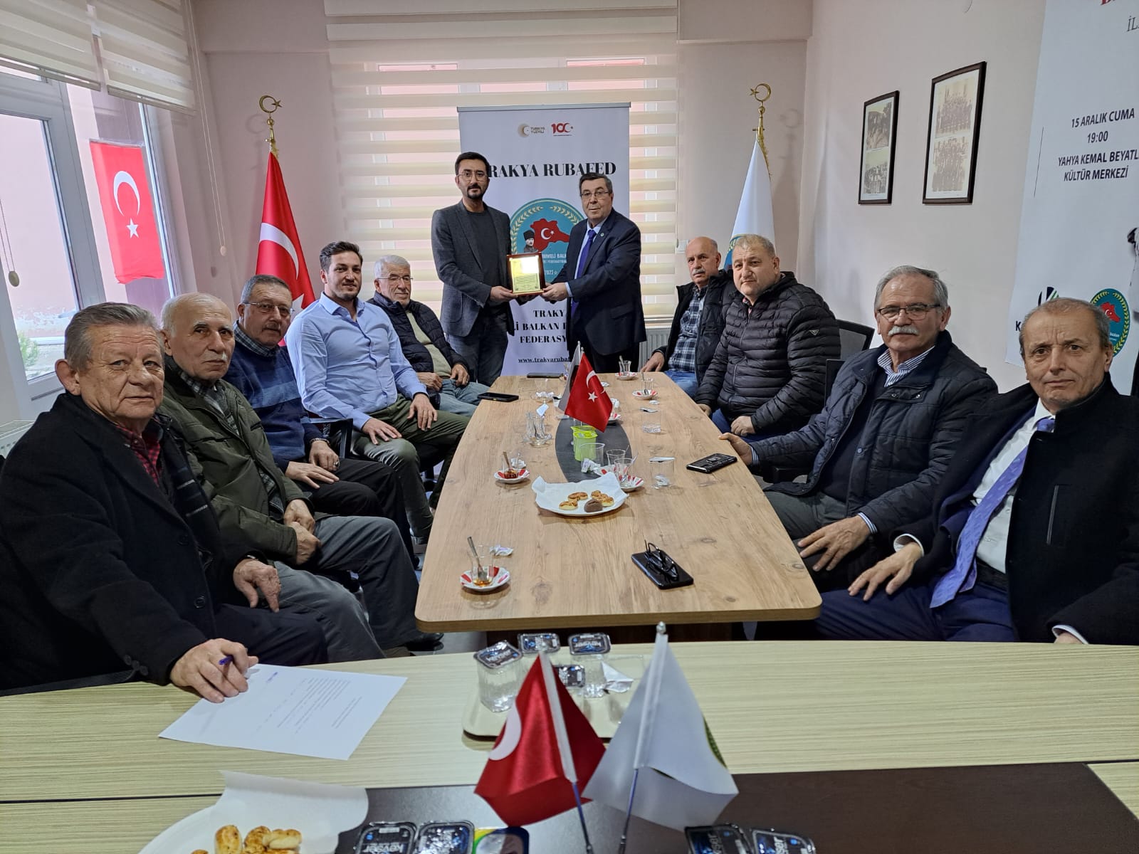 Trakya Rumeli Balkan dernekleri federasyonu 1.olağan genel kurulu üye dernekleri