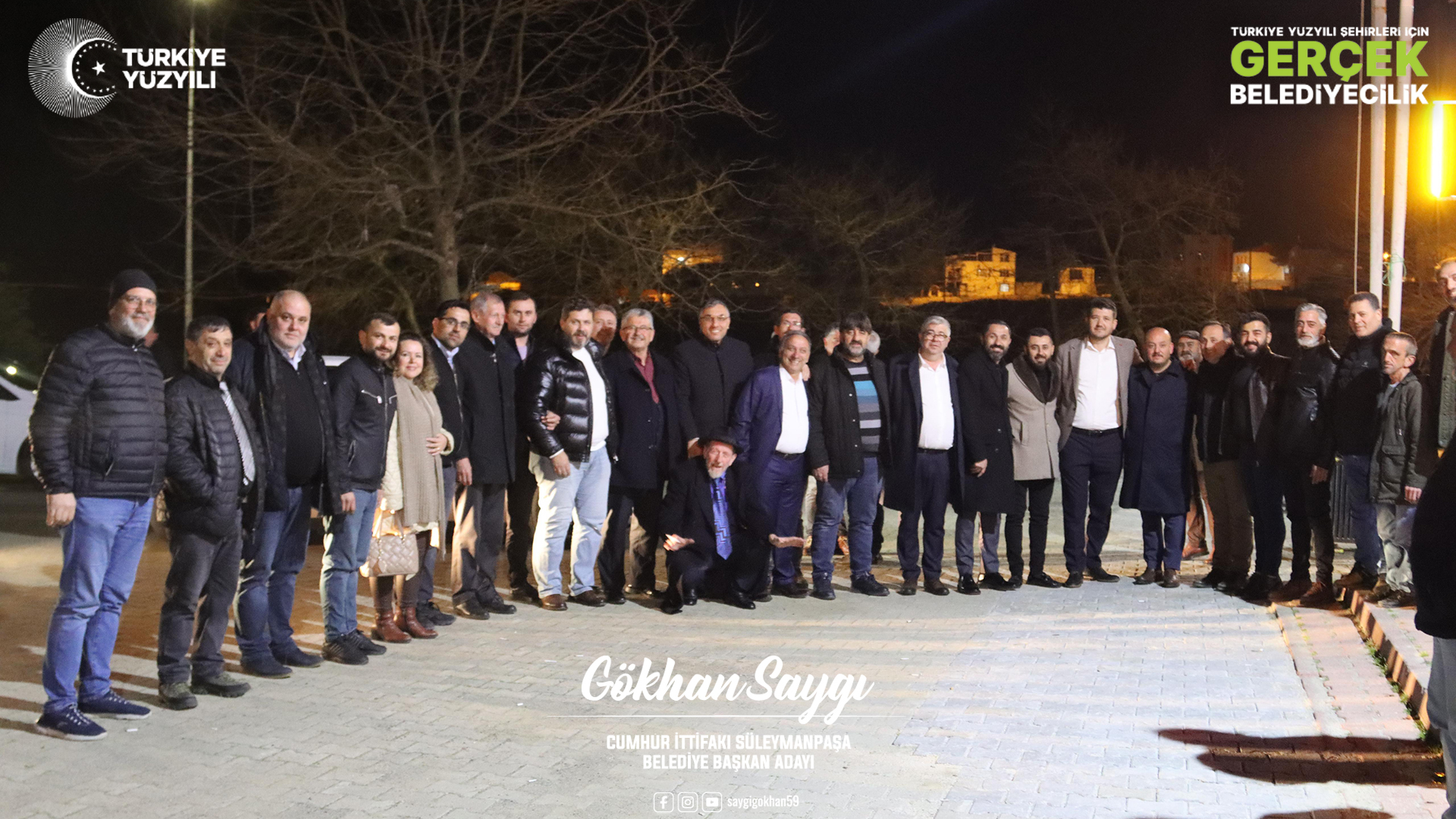 Süleymanpaşa  Belediye Başkan adayı Gökhan Saygı , Tekirdağ Karadeniz İlleri