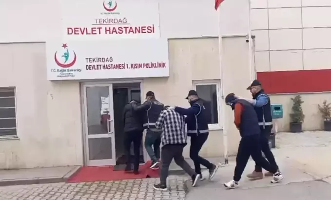 Tekirdağ'da polisin tefecilik yaptığı belirlenen şüphelilere yönelik düzenlediği operasyonda 10