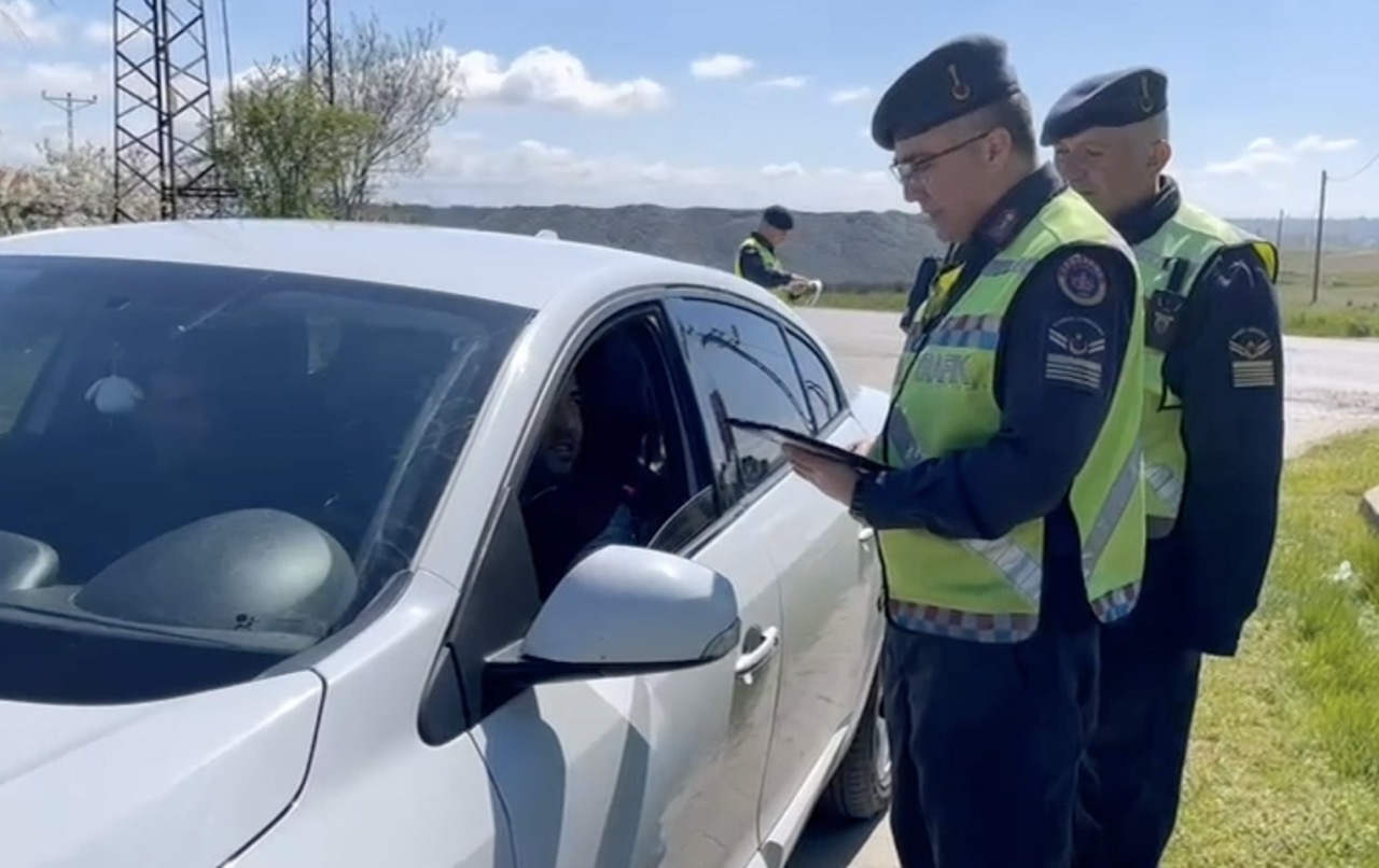 Tekirdağ İl Jandarma Komutanlığıo ekipleri bayram boyunca gerçekleştirdiği denetimlerde 719