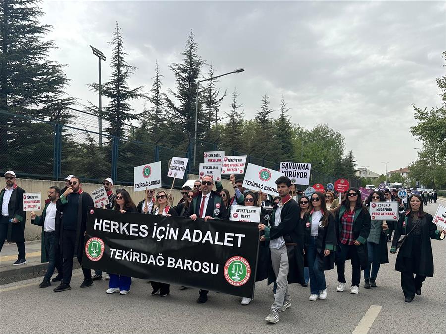Türkiye Barolar Birliği’nin Çağrısıyla 81 İl Barosunun destek verdiği "Büyük