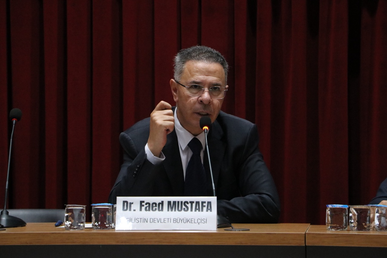 Filistin'in Ankara Büyükelçisi Faed Mustafa, İsrail'in Gazze'ye yönelik saldırılarda 36