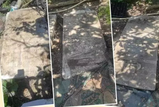 Tarihi Mezar Taşları ile Mimari Yapı Parçası Ele Geçirildi Tekirdağ'da jandarmanın bir evde yaptığı aramada tarihi eser niteliğinde mimarı