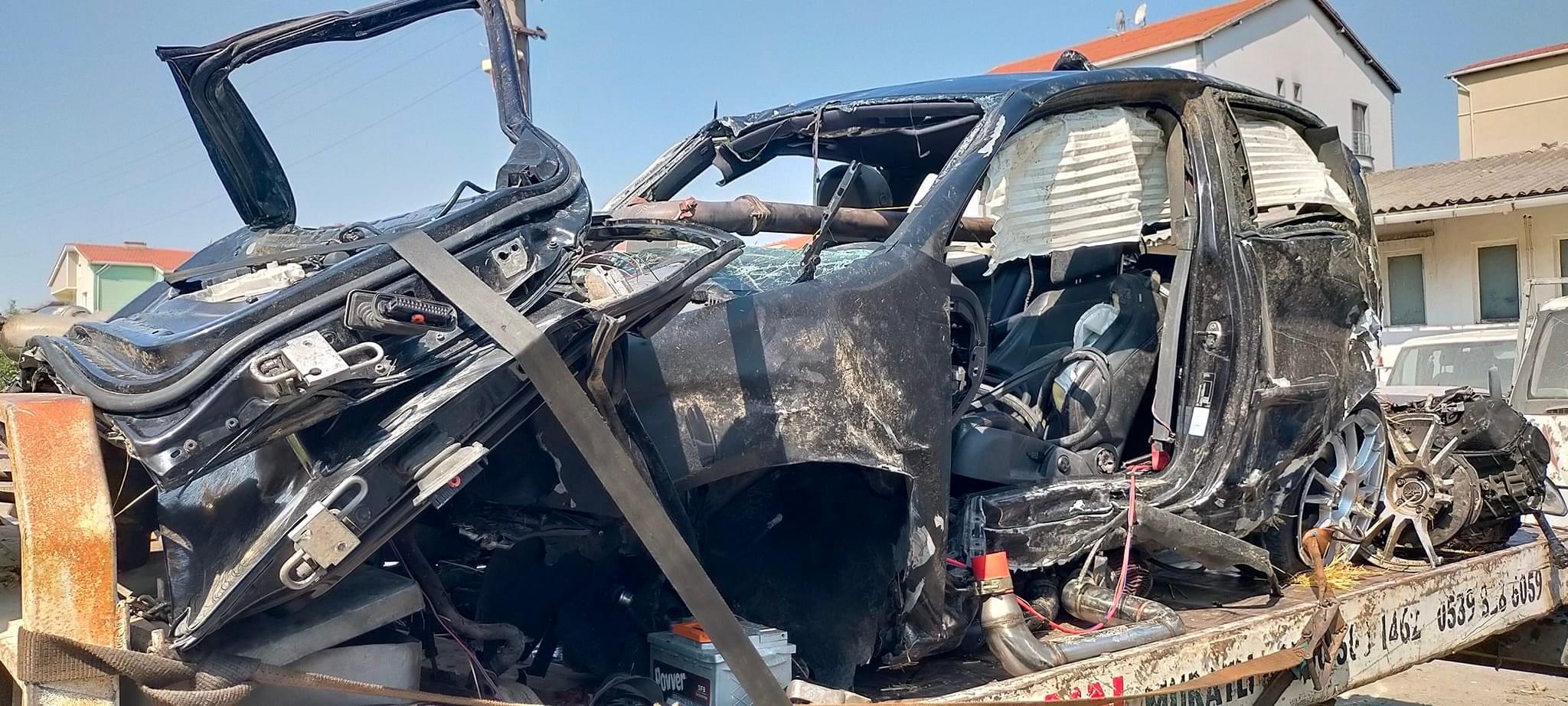 Kaza, Muratlı Çevreyolu’nda Aşağısevindikli sapağı yakınlarında gece saatlerinde meydana geldi.