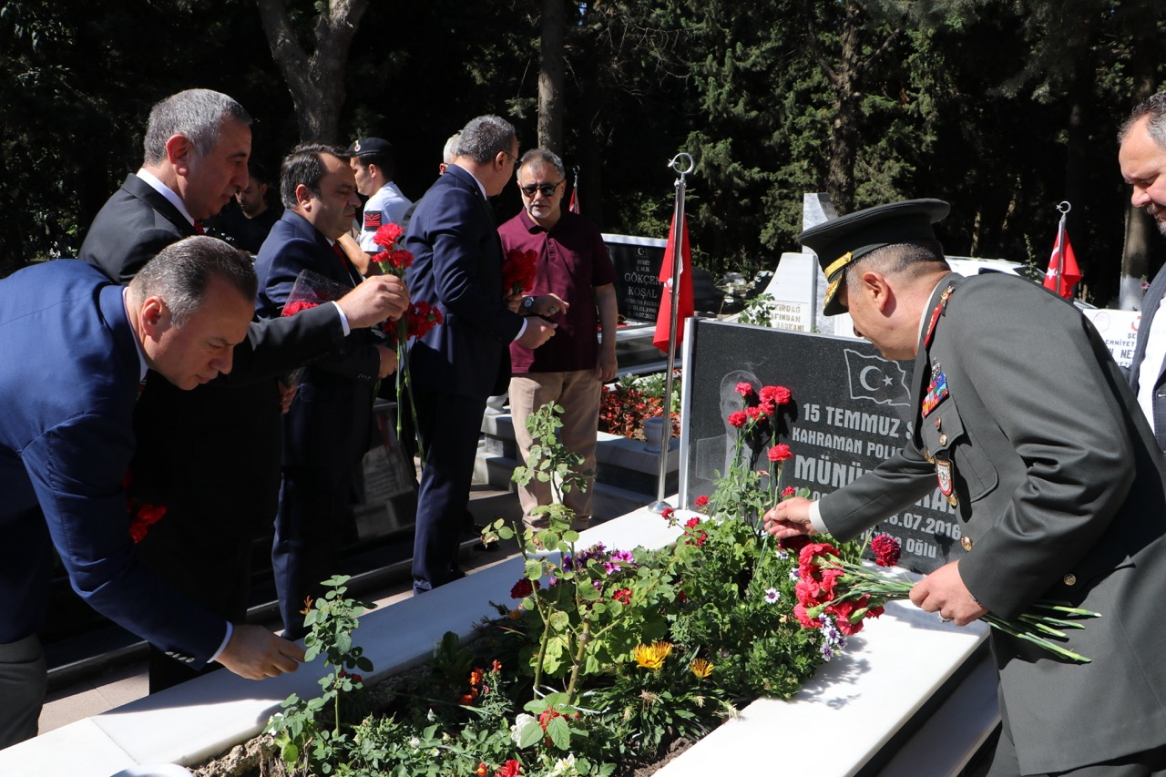 Tekirdağ’da 15 Temmuz Demokrasi ve Milli Birlik günü anma törenleri