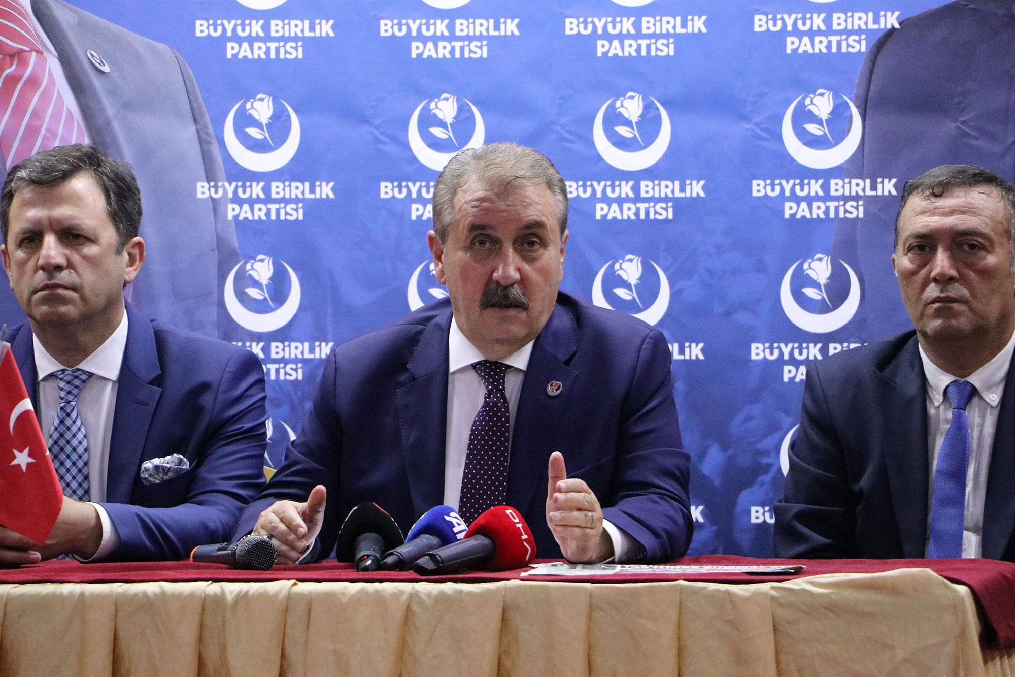 Büyük Birlik Partisi Genel Başkanı Mustafa Destici, Tekirdağ İl teşkilatı
