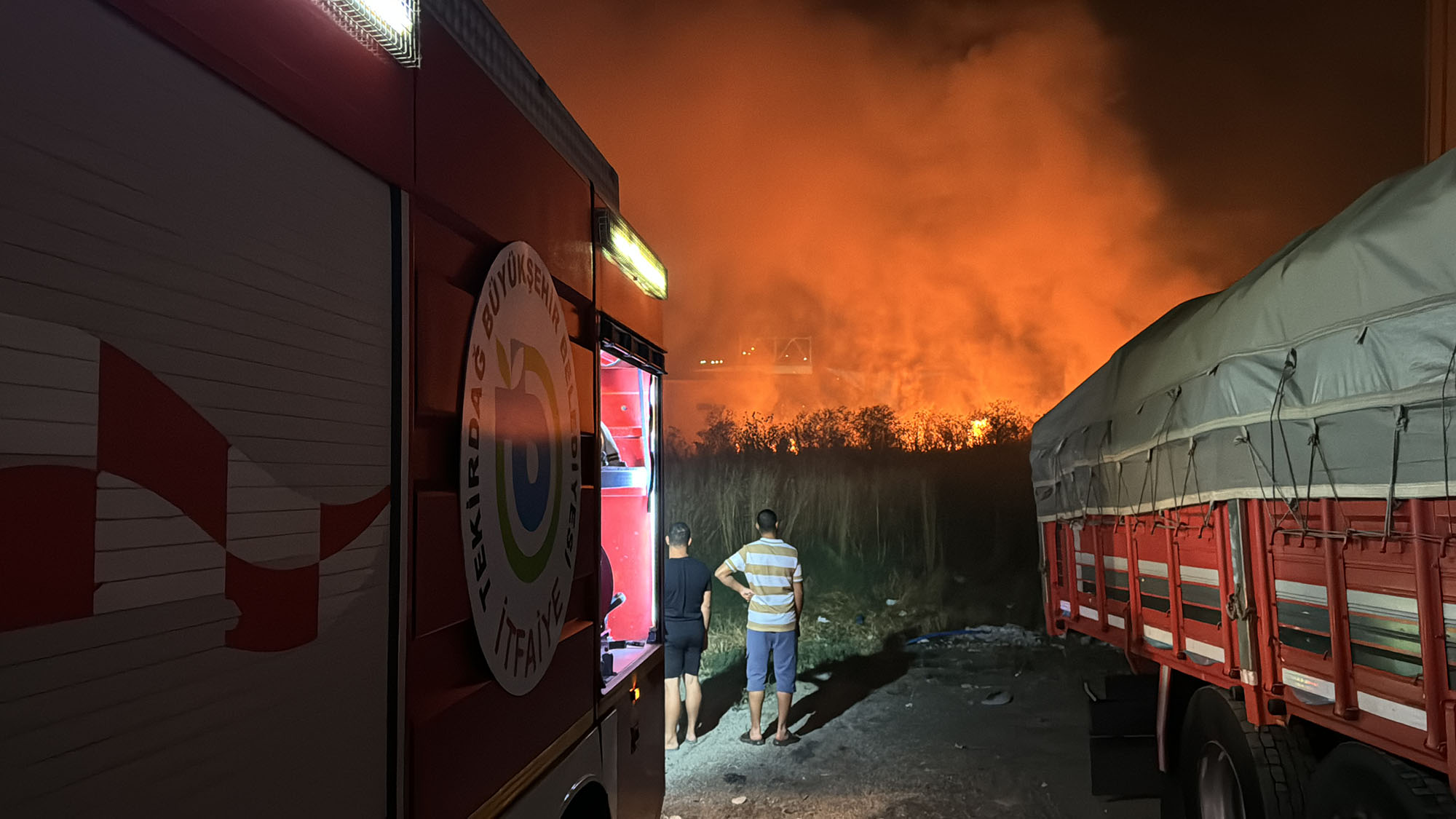 İl Genelinde Temmuz Ayında 911 Yangın Çıktı Tekirdağ Büyükşehir Belediyesi İtfaiye Daire Başkanlığı, Temmuz ayı içerisinde il