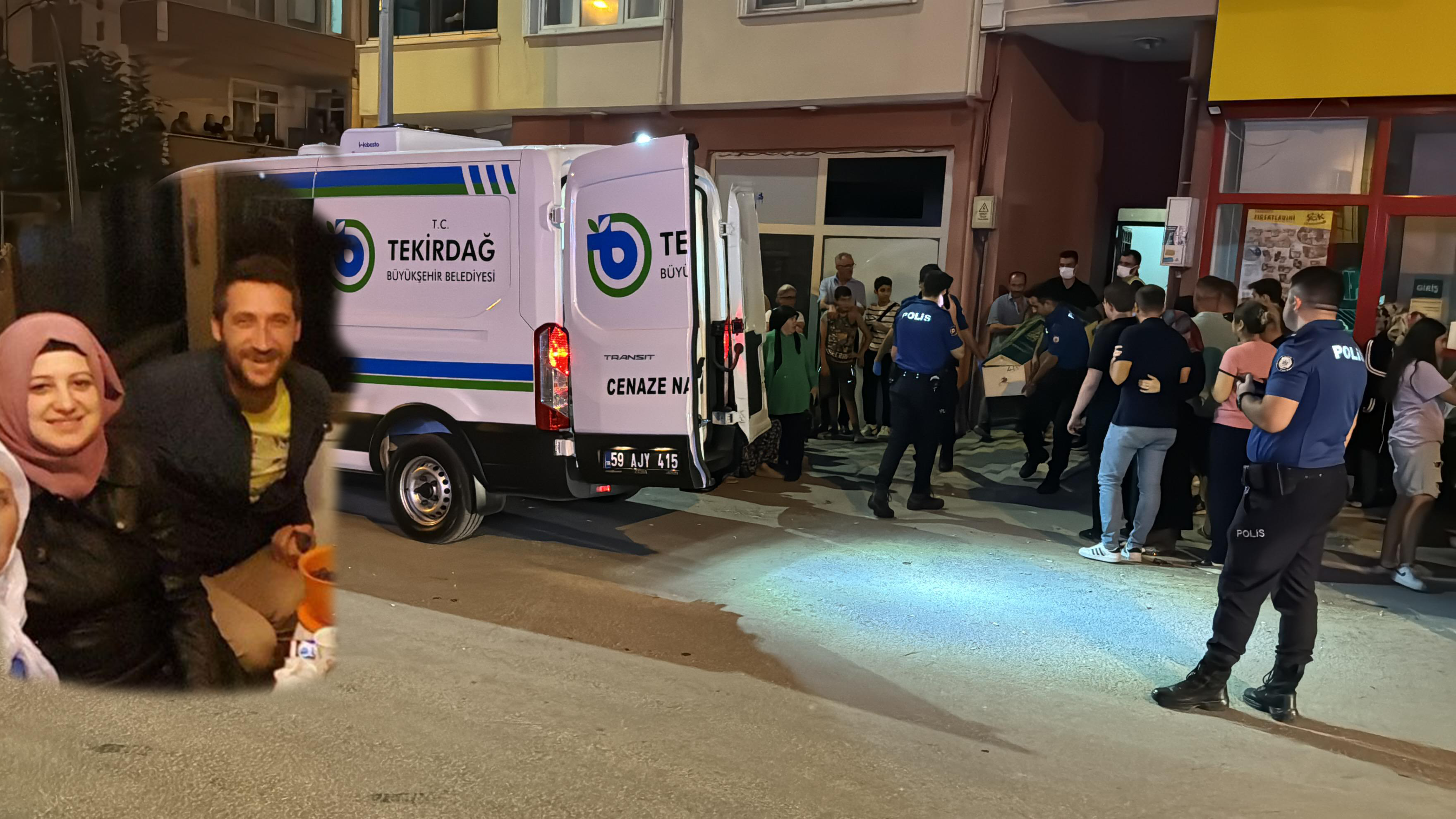 Tekirdağ’ın Süleymanpaşa ilçesinde bir kişi eşiyle yaşadığı tartışma sonrası karısını