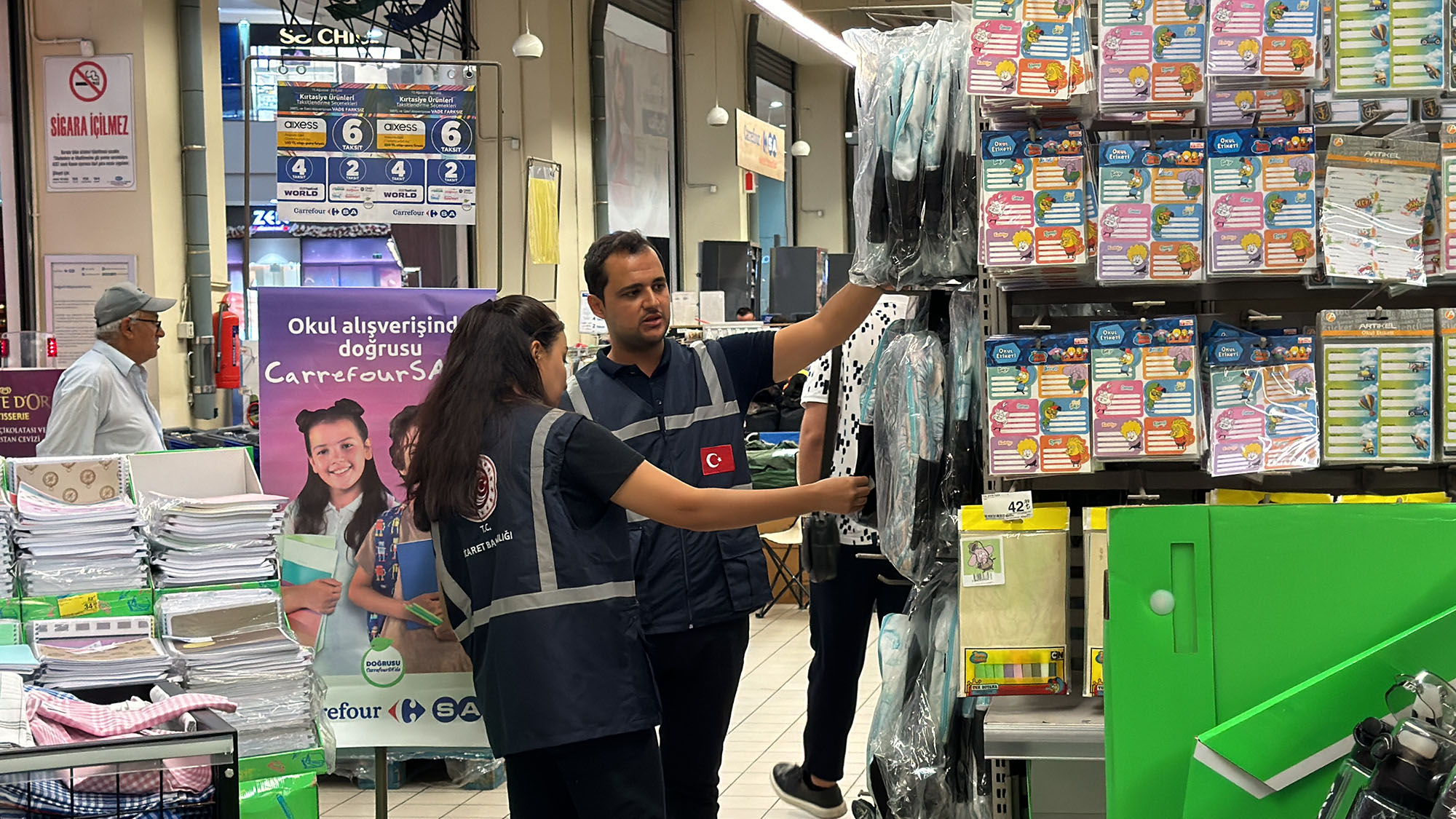 Tekirdağ’da Kırtasiye Denetimleri Devam Ediyor Ticaret Bakanlığı tarafından 10 İlde eş zamanlı olarak kırtasiye ürünlerinde