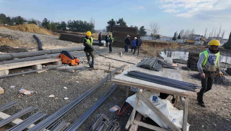 AK Parti Tekirdağ Milletvekili Mestan Özcan, Süleymanpaşa’da inşası süren TOKİ