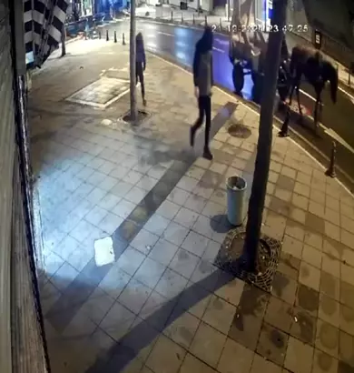 Tekirdağ'da ağaç diplerindeki demir mazgalları söküp, yükledikleri at arabası ile