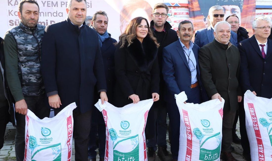 Tekirdağ Büyükşehir Belediyesi’nin, tarım ve hayvancılık alanındaki destek projeleri kapsamında