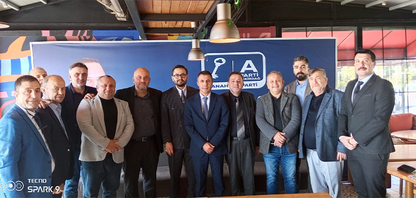 Yavuz Ağıralioğlu tarafından kurulan A Parti (Anahtar Parti) Tekirdağ’da kurucu
