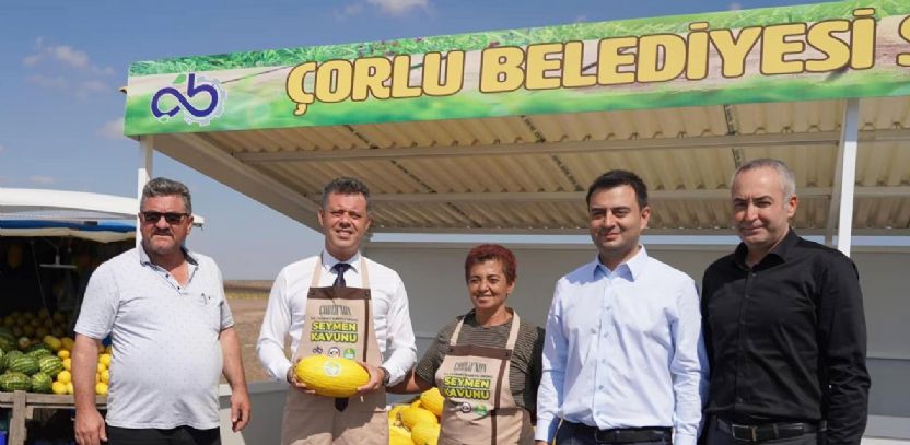 Çorlu´muzun Gururu: Seymen Kavunu Çorlu Belediyesi, ilçenin ilk coğrafi işaretli ürünü olan Seymen kavununun