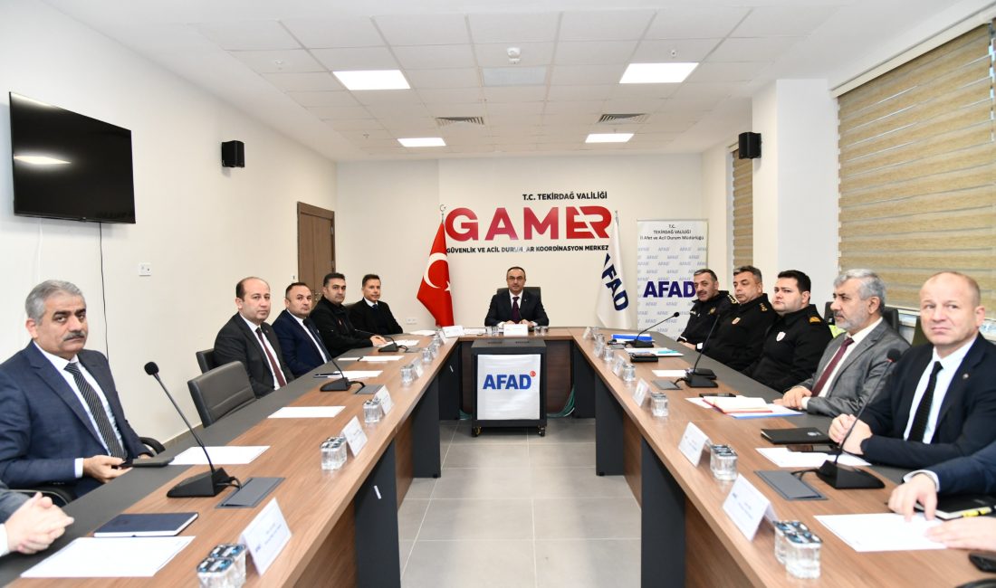 Kış Tedbirleri Toplantısı Düzenlendi Yoğun kar yağışı ve don kapsamlı meteorolojik olaylarda, beklenen olayların