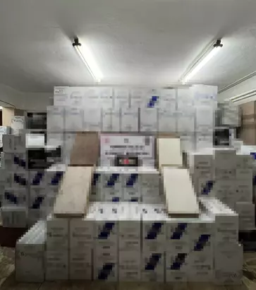 Tekirdağ'da polisin operasyonlarında 4 milyon 456 bin 90 makaron ile