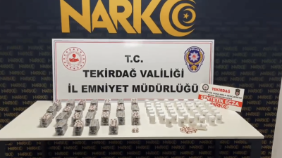 Tekirdağ’da polisin düzenlediği operasyonlarda uyuşturucu maddeler ele geçirildi, 5 şüpheli