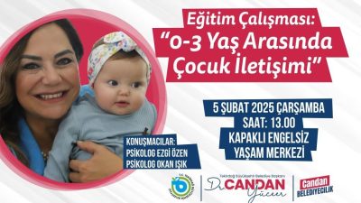 Tekirdağ Büyükşehir Belediyesi, 0-3 yaş arası çocukların gelişimini desteklemek amacıyla