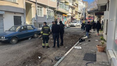 Tekirdağ’ın Süleymanpaşa ilçesinde bir vatandaş sinir krizi geçirdi, evinin balkonundan