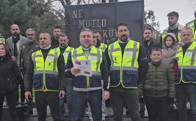 Perinthos Motosiklet Kulübü Derneği tarafından Motosiklet sürücüleri, trafik güvenliği için
