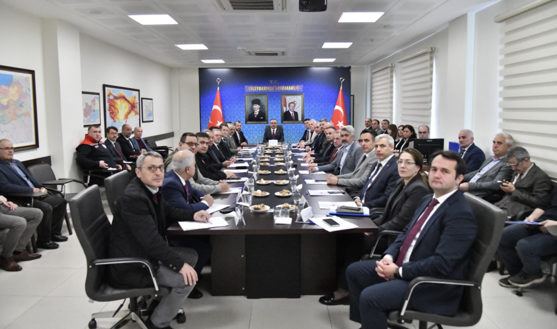 Tekirdağ’ın Su Sorunu Masaya Yatırıldı Su yönetiminde koordinasyonun sağlanması, kaynakların daha verimli kullanılması ve konuya