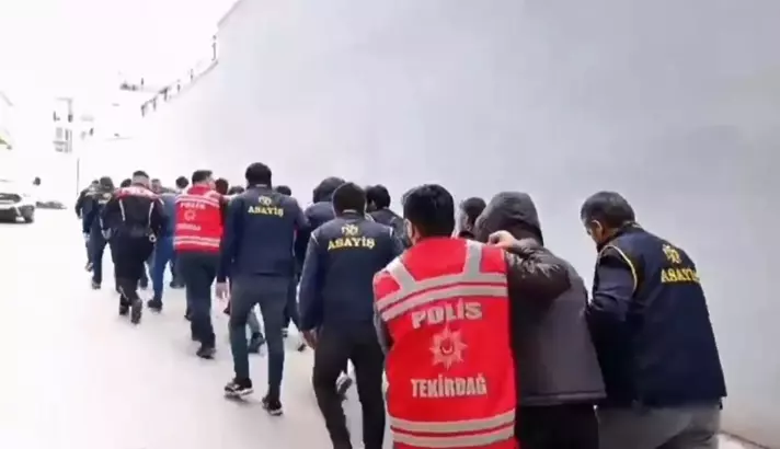 Tekirdağ’da fabrikalardan 6 milyon TL değerinde kablo hırsızlığı yaptığı belirlenen