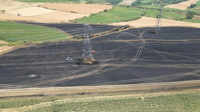 Trakya’da son günlerde farklı bölgelerde çıkan anız ve ekili arazi