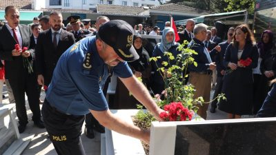 15 Temmuz Demokrasi ve Milli Birlik Günü nedeniyle, Tekirdağ’da şehitlik