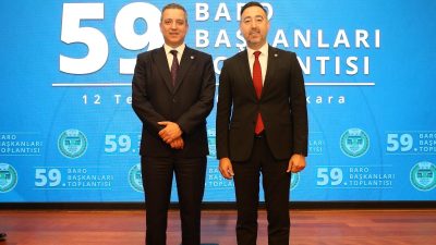 Türkiye genelinden baro başkanlarının katılımıyla düzenlenen 59. Baro Başkanları Toplantısı,