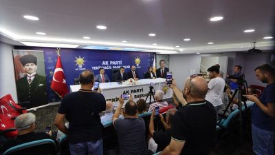 AK Parti Tekirdağ İl Başkanlığı, Türkiye genelinde eş zamanlı olarak