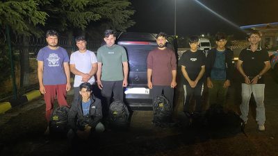 Tekirdağ’ın Ergene ilçesinde düzenlenen denetimlerde yasa dışı yollarla yurda girdiği