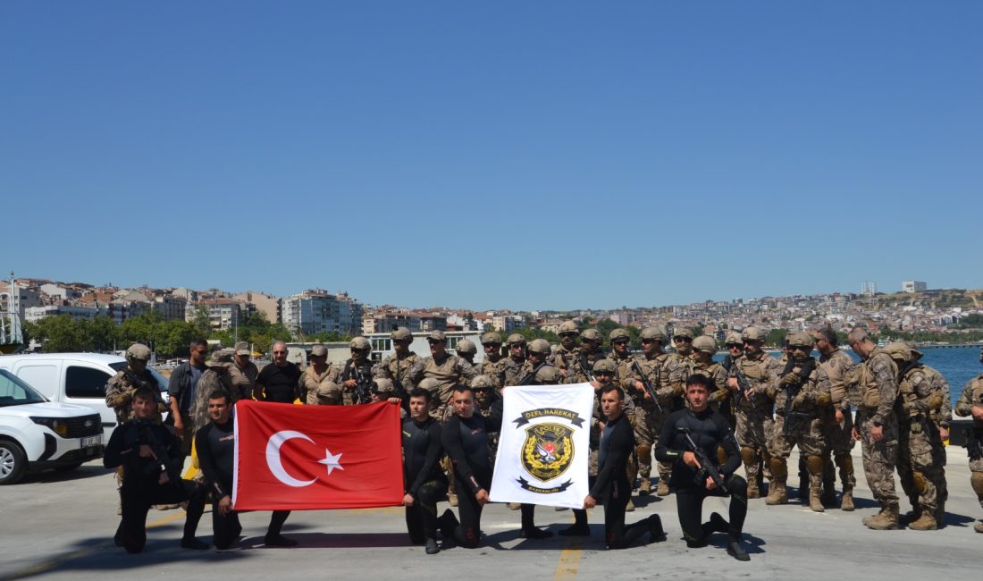 Tekirdağ’ın Süleymanpaşa ilçesindeki Ceyport Limanı’nda, uyuşturucu kaçakçılığıyla mücadele kapsamında geniş