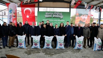 Tekirdağ Büyükşehir Belediyesi, zorlu ekonomik şartlarda üretim yapan hayvan yetiştiricilerine