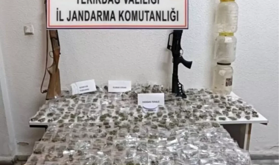 Tekirdağ İl Jandarma Komutanlığı ekiplerince Marmaraereğlisi ilçesinde düzenlenen operasyonda satışa