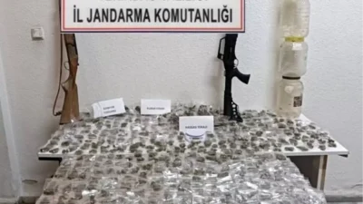 Tekirdağ İl Jandarma Komutanlığı ekiplerince Marmaraereğlisi ilçesinde düzenlenen operasyonda satışa