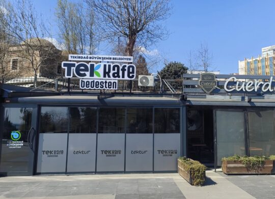 Tekirdağ Büyükşehir Belediyesi iştiraki Tek Kafe Bedesten kapılarını açtı. Vatandaşların