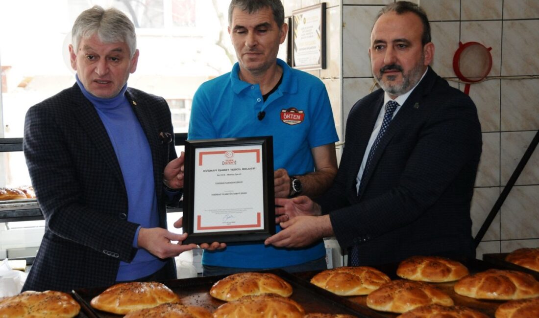 Tekirdağ’ın köklü lezzetlerinden biri olan “Tekirdağ Ramazan Çöreği”, yürütülen çalışmaların