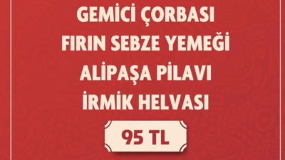 Günün Menüsü ❤️ 10 Nisan Cuma Gemici Çorbası Fırın Sebze