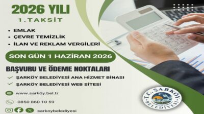 2026 Yılı Emlak, Çevre Temizlik, İlan ve Reklam Vergisi 2026