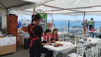 60. Uluslararası Tekirdağ Kiraz Festivali kapsamında gıda kontrol ekipleri, vatandaşların