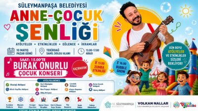 Süleymanpaşa Belediyesi, ailelerin çocuklarıyla birlikte kaliteli ve eğlenceli vakit geçirebilmesi