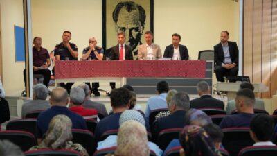 Çorlu Kaymakamlığı tarafından Silahtarağa Mahallesi’nde düzenlenen Halk Toplantısı’na Çorlu Belediye