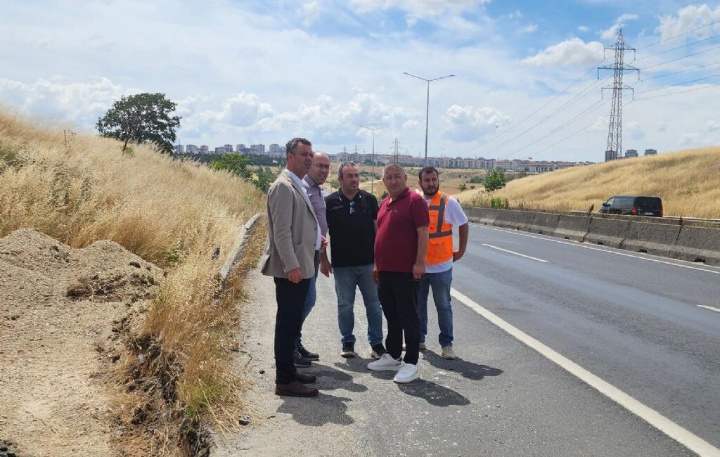 Çorlu Belediye Başkanı Ahmet Sarıkurt, Kemalettin Mahallesi TOKİ bölgesinde Karayolları