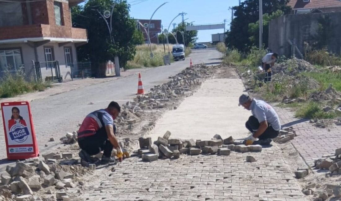 Ergene belediyesi, ilçe genelinde sürdürdüğü altyapı ve üstyapı çalışmalarına aralıksız
