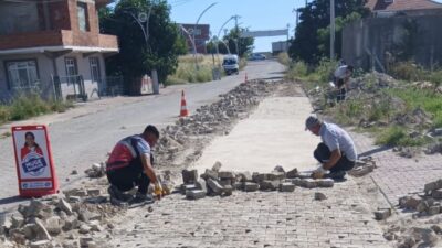 Ergene belediyesi, ilçe genelinde sürdürdüğü altyapı ve üstyapı çalışmalarına aralıksız